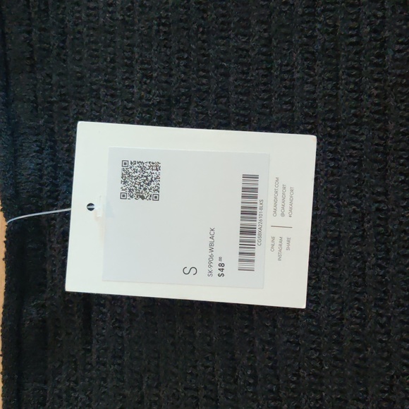 Oak & Fort knit skirt in black - Picture 3 of 5